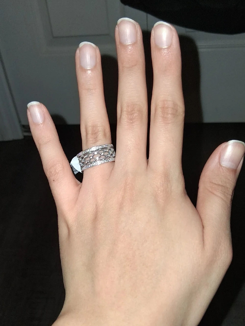 Pandora Wide Fascination Silver Band Ring